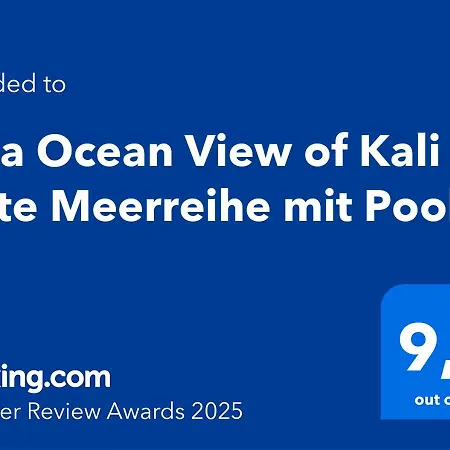 Villa Ocean View Of Kali - Erste Meerreihe Mit Pool Exterior foto